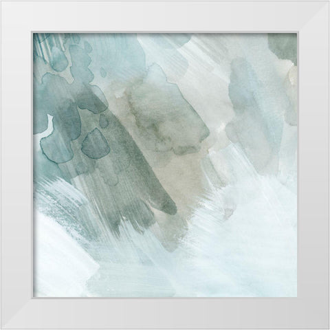 Snow and Sediment I White Modern Wood Framed Art Print by Popp, Grace