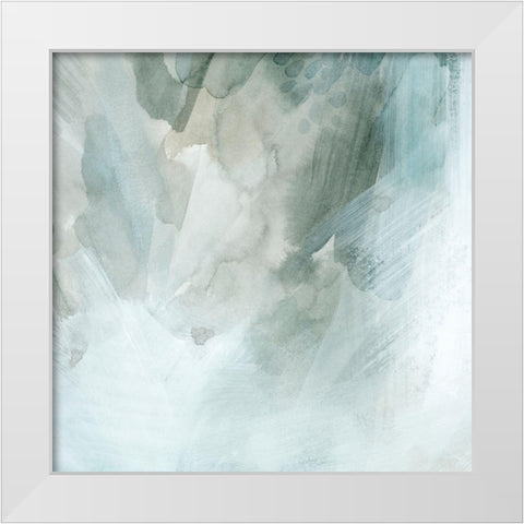 Snow and Sediment II White Modern Wood Framed Art Print by Popp, Grace