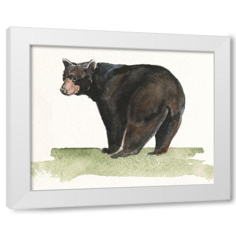 Forest Resident I White Modern Wood Framed Art Print by Moore, Regina