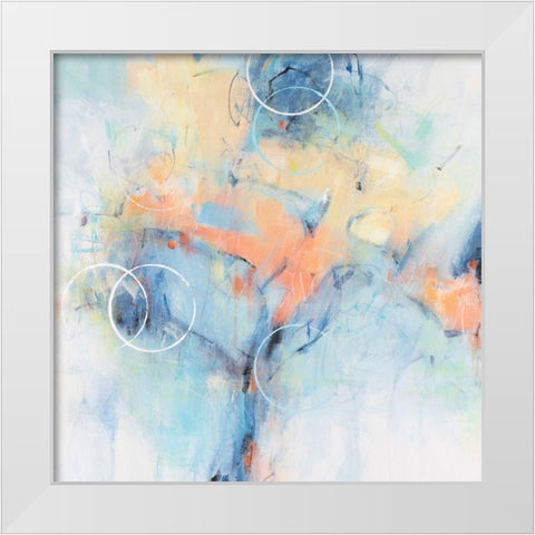 Orb II White Modern Wood Framed Art Print by OToole, Tim