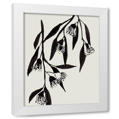 Wind Sway II White Modern Wood Framed Art Print by Wang, Melissa