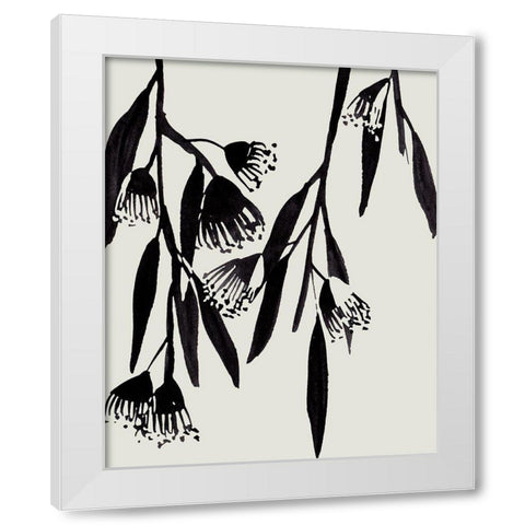 Wind Sway III White Modern Wood Framed Art Print by Wang, Melissa