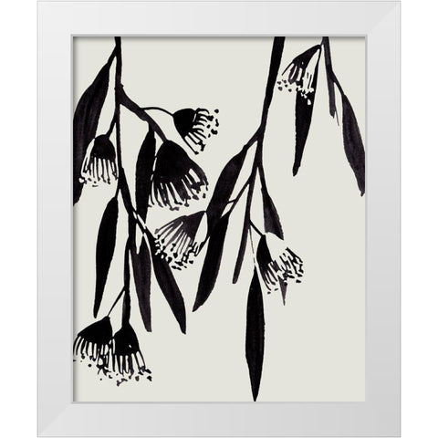 Wind Sway III White Modern Wood Framed Art Print by Wang, Melissa