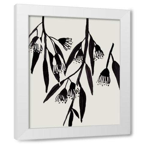 Wind Sway IV White Modern Wood Framed Art Print by Wang, Melissa