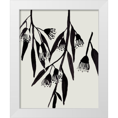 Wind Sway IV White Modern Wood Framed Art Print by Wang, Melissa