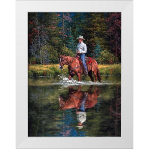 In High Country White Modern Wood Framed Art Print by Sorenson, Jack