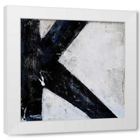 Take II White Modern Wood Framed Art Print by Ashley, Erin