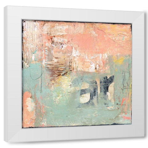 The Journey Begins White Modern Wood Framed Art Print by Ashley, Erin