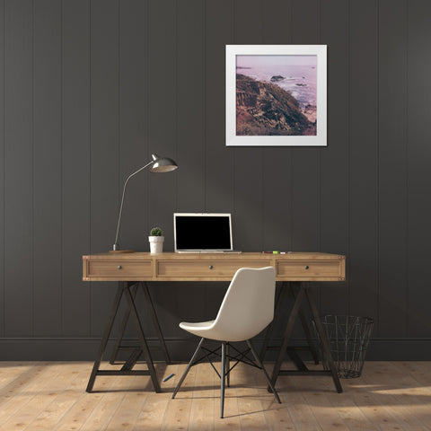 Garrapata Coast II White Modern Wood Framed Art Print by Green, Jacob