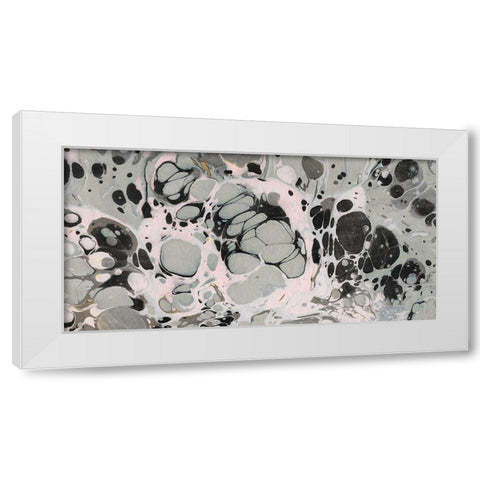 Marbled Abstract II White Modern Wood Framed Art Print by Green, Jacob