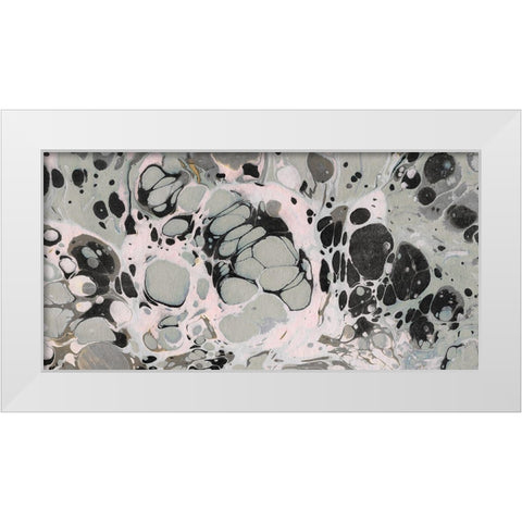 Marbled Abstract II White Modern Wood Framed Art Print by Green, Jacob