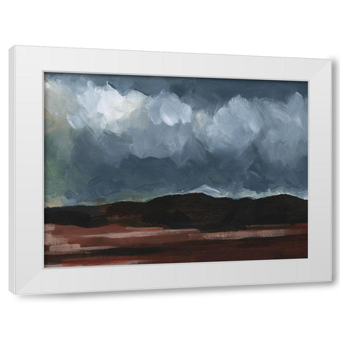 Ash Blue Sky II White Modern Wood Framed Art Print by Parker, Jennifer Paxton