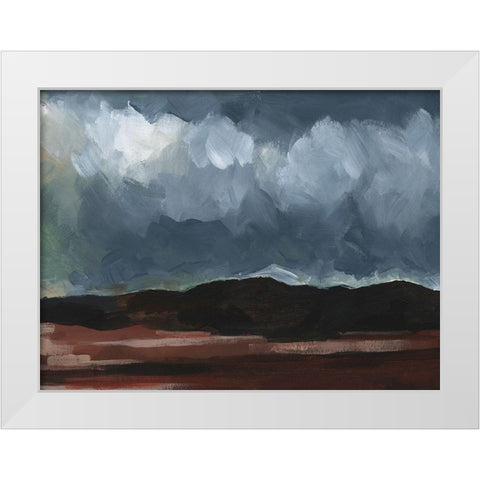 Ash Blue Sky II White Modern Wood Framed Art Print by Parker, Jennifer Paxton