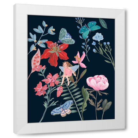 A Fairy Tale V White Modern Wood Framed Art Print by Wang, Melissa