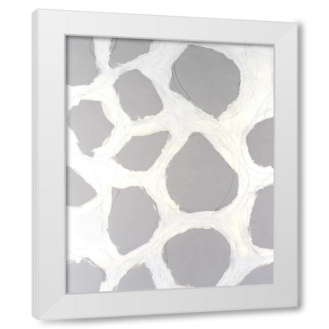 Sublunar II White Modern Wood Framed Art Print by Willett, Michael