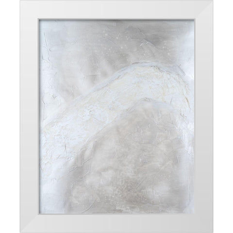 Snowdrift I White Modern Wood Framed Art Print by Willett, Michael