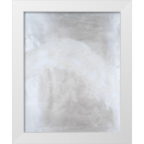 Snowdrift III White Modern Wood Framed Art Print by Willett, Michael