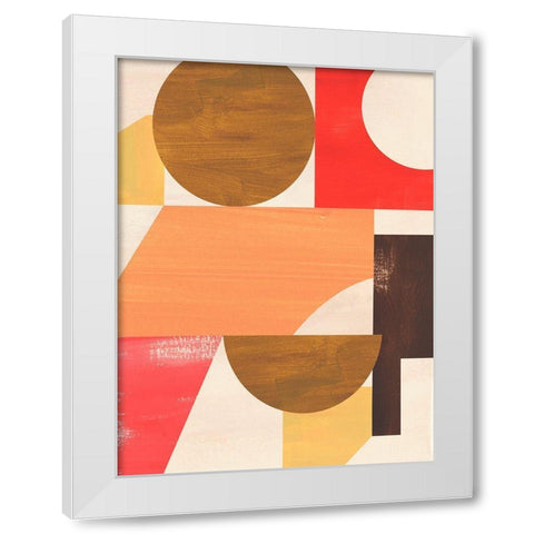 Ascend I White Modern Wood Framed Art Print by Warren, Annie