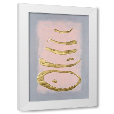 Altocumulus II White Modern Wood Framed Art Print by Willett, Michael