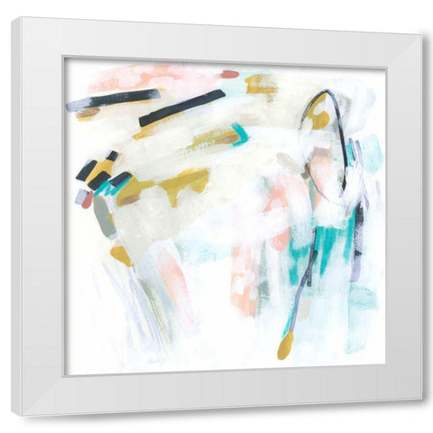 Trial Run I White Modern Wood Framed Art Print by Vess, June Erica