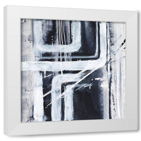 Turn Signal II White Modern Wood Framed Art Print by Harper, Ethan