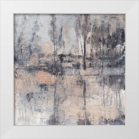 Fog in the Forest II White Modern Wood Framed Art Print by OToole, Tim