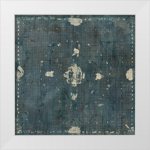 Freehand Batik I White Modern Wood Framed Art Print by Vess, June Erica