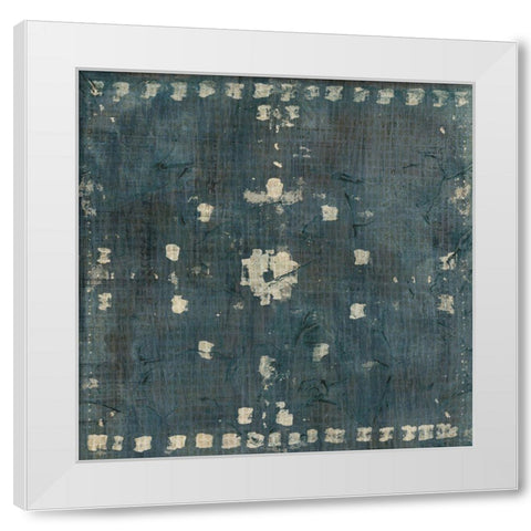 Freehand Batik IV White Modern Wood Framed Art Print by Vess, June Erica