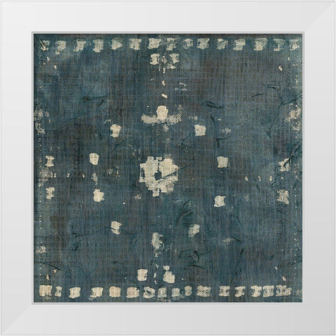 Freehand Batik IV White Modern Wood Framed Art Print by Vess, June Erica