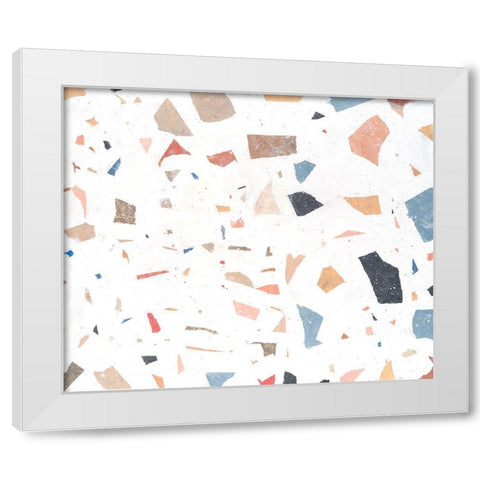 Confetti Abstract I White Modern Wood Framed Art Print by OToole, Tim