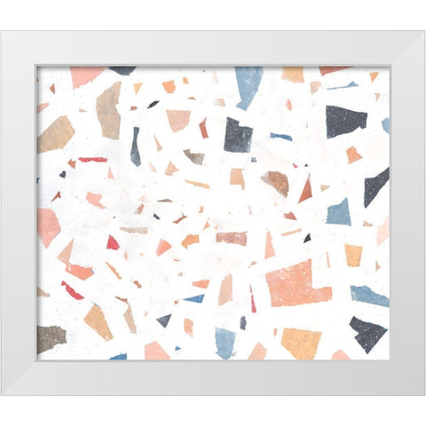 Confetti Abstract II White Modern Wood Framed Art Print by OToole, Tim