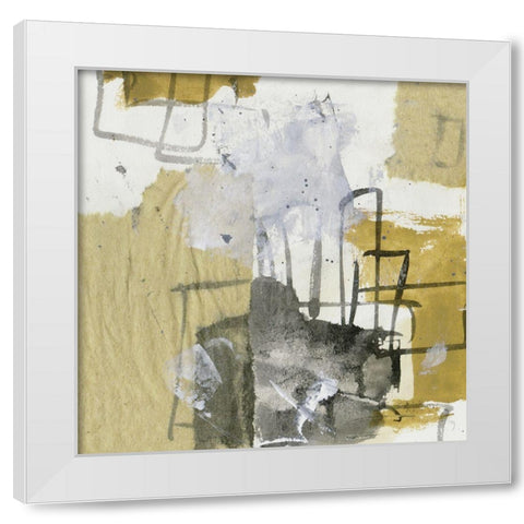 Loess Plateau II White Modern Wood Framed Art Print by Wang, Melissa