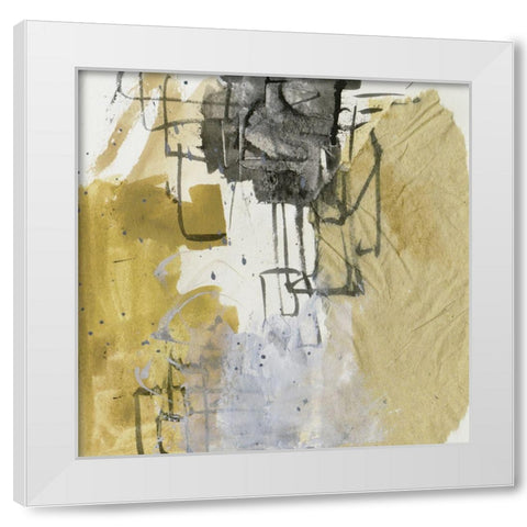 Loess Plateau IV White Modern Wood Framed Art Print by Wang, Melissa