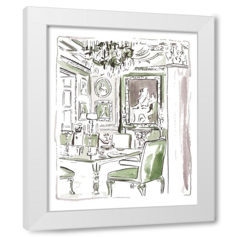 The Vintage Room II White Modern Wood Framed Art Print by Wang, Melissa