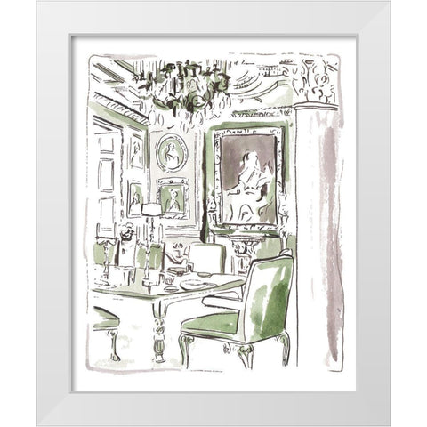 The Vintage Room II White Modern Wood Framed Art Print by Wang, Melissa