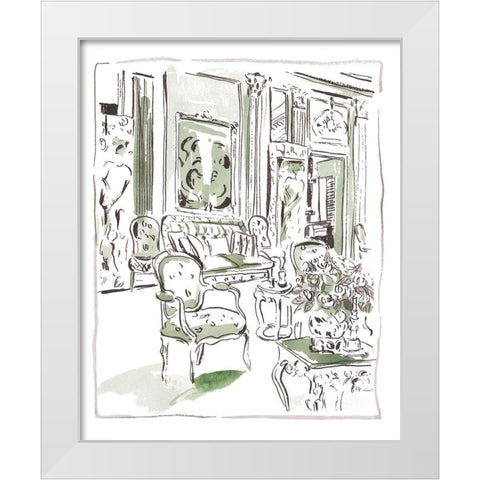 The Vintage Room IV White Modern Wood Framed Art Print by Wang, Melissa