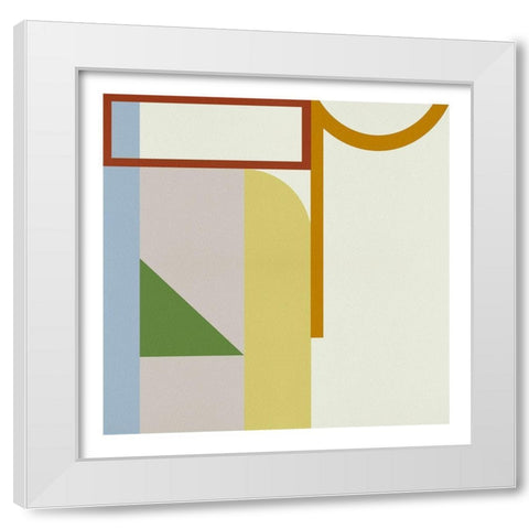 Pop Codes I White Modern Wood Framed Art Print by Wang, Melissa