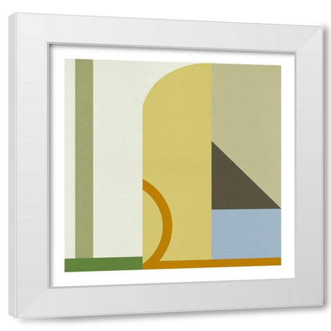 Pop Codes II White Modern Wood Framed Art Print by Wang, Melissa