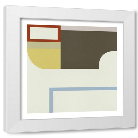 Pop Codes III White Modern Wood Framed Art Print by Wang, Melissa