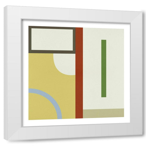 Pop Codes IV White Modern Wood Framed Art Print by Wang, Melissa