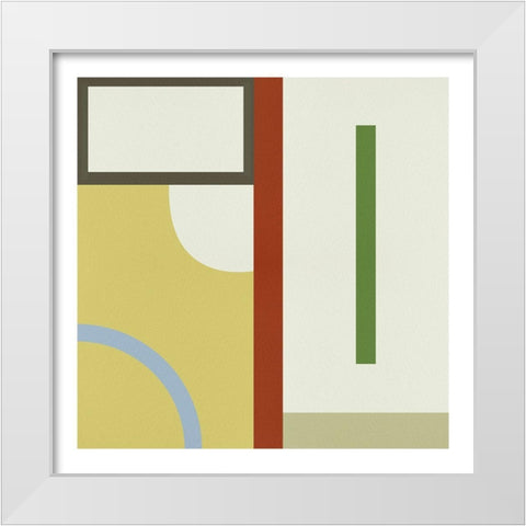 Pop Codes IV White Modern Wood Framed Art Print by Wang, Melissa