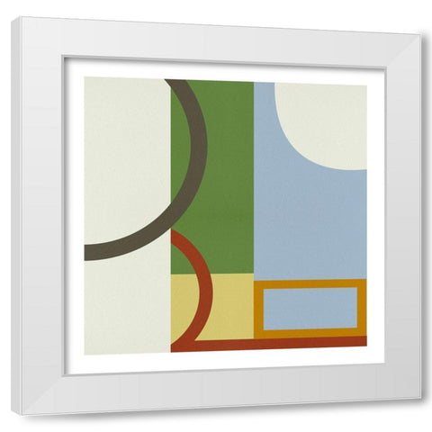 Pop Codes VI White Modern Wood Framed Art Print by Wang, Melissa