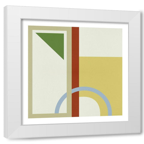 Pop Codes VII White Modern Wood Framed Art Print by Wang, Melissa