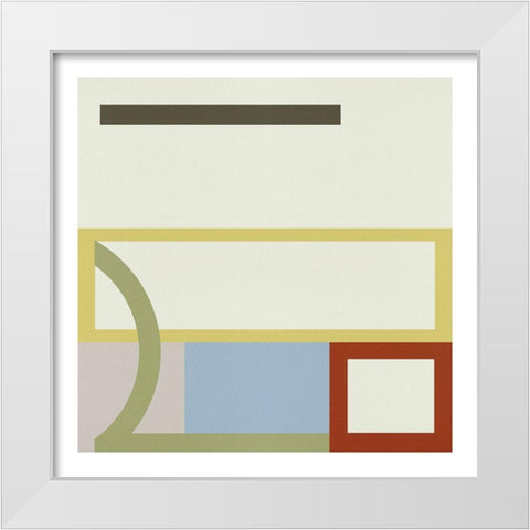 Pop Codes VIII White Modern Wood Framed Art Print by Wang, Melissa