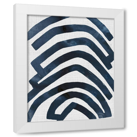 Ramblas I White Modern Wood Framed Art Print by Vess, June Erica