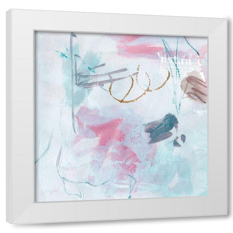 For Ages II White Modern Wood Framed Art Print by Wang, Melissa