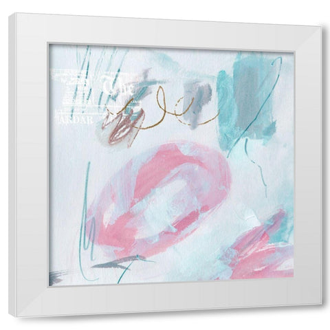 For Ages IV White Modern Wood Framed Art Print by Wang, Melissa