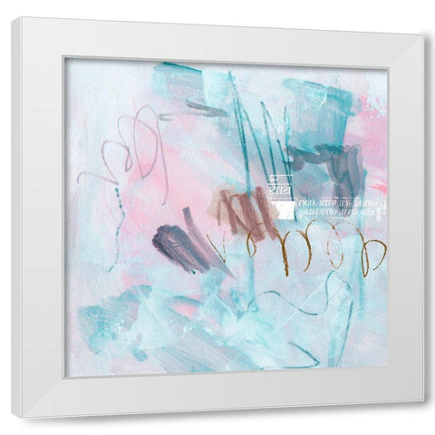 For Ages V White Modern Wood Framed Art Print by Wang, Melissa