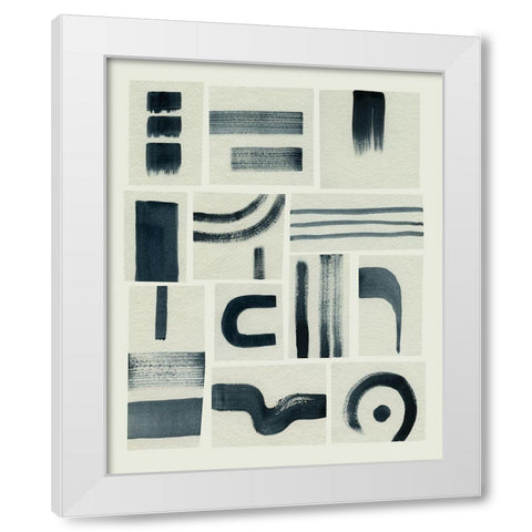 Modern Marks II White Modern Wood Framed Art Print by Popp, Grace