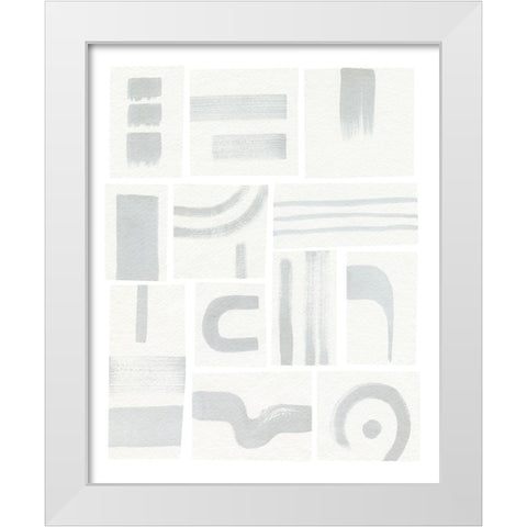 Modern Marks IV White Modern Wood Framed Art Print by Popp, Grace